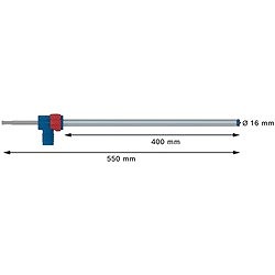 ボッシュ SDSプラス吸じんドリルビット 吸じんコネクターセット16×550mm 2608901773 切削工具 穴あけ工具 コンクリートドリル(代引不可)【送料無料】