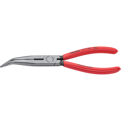 KNIPEX 【ブリスターパック仕様】先曲ラジオペンチ(40°) プラスチックハンドル 2621200SB 手作業工具 プライヤー ニッパ ピンセット ペンチ(代引不可)【送料無料】
