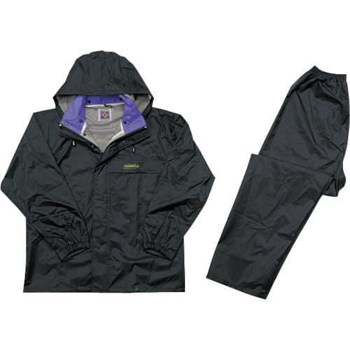 カジメイク オールマインドスーツ ブラック 3L 3250913L 保護具 作業服 雨具(代引不可)【送料無料】