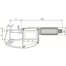 マール 40EWRI デジタルマイクロメータ 25-50mm 40EWRI2550 測定 計測用品 測定工具 マイクロメーター(代引不可)【送料無料】_1
