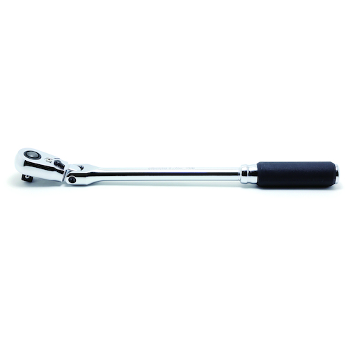 Ko-ken Z-EAL 3/8"(9.5mm)SQ. プッシュボタン式首振りラチェットハンドル(ロング) 全長280mm 3726ZB280 手作業工具 ソケットレンチ ラチェットハンドル(代引不可)【送料無料】