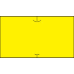 SATO SP/UN01C用 共通ラベル 2 黄ベタ(強粘)(100巻入) 419999021 梱包用品 梱包結束用品 ラベラー(代引不可)【送料無料】