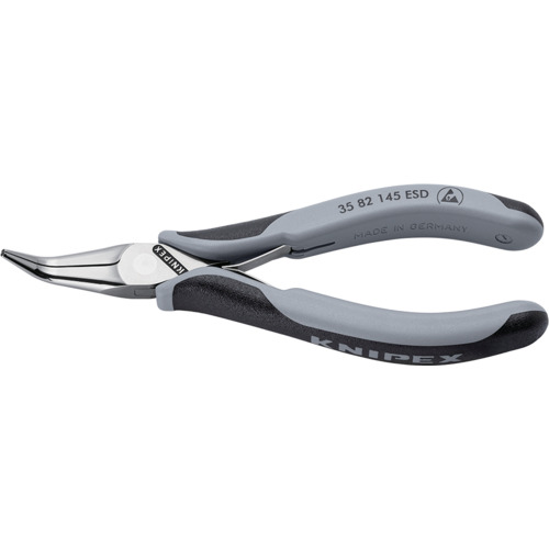 KNIPEX エレクトロニクスプライヤー 静電気対策タイプ 3582145ESD 手作業工具 プライヤー ニッパ ピンセット ノーズプライヤー(代引不可)【送料無料】