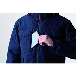 BURTLE 防寒ジャケット5050-35-XLブラック 505035XL 環境改善用品 寒さ対策用品 防寒着(代引不可)【送料無料】_3