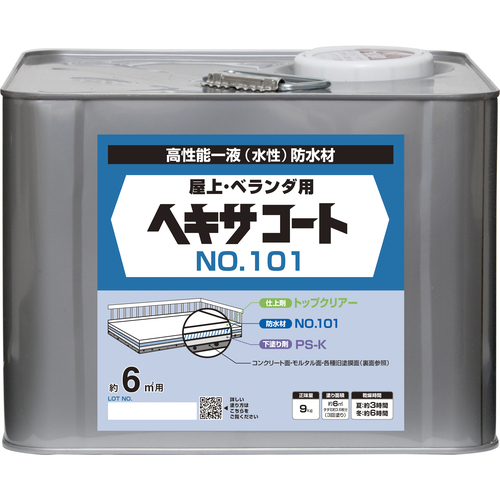 ニッぺ ヘキサコート 101 9kg グレー HXP001-9 4976124825026 工事 照明用品 塗装 内装用品 塗料(代引不可)【送料無料】 19,523円