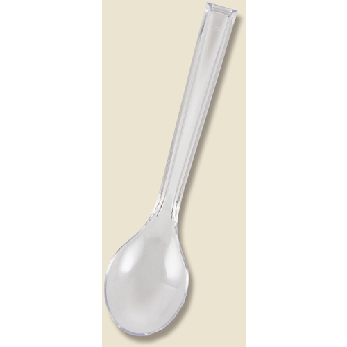 HEIKO プラスチックスプーン 透明 12.3cm バラ 100本入り シモジマ 研究用品 厨房用品 調理器具 004513006(代引不可)