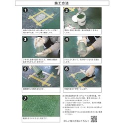 アトミクス コンクリート床の欠損補修材 リペアキット補修小僧 グリーン2.2KG アトムサポート 化学製品 接着剤 補修剤 ゴム コンクリート用補修剤 00001-70754(代引不可)【送料無料】_1