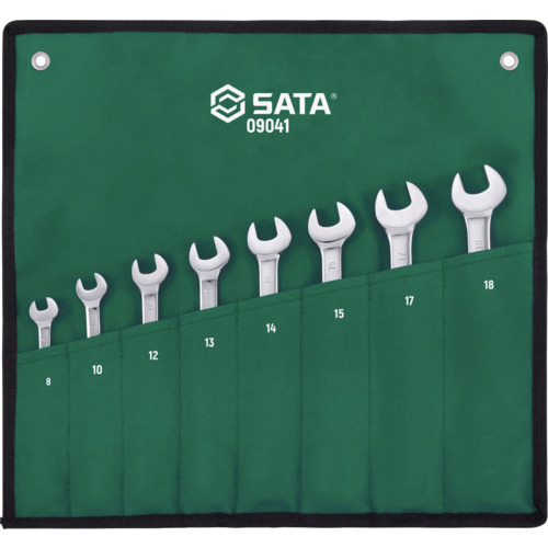 SATA コンビネーションラチェットレンチセット(8点) SATA社 手作業工具 レンチ スパナ プーラー コンビネーションラチェットレンチ 09041(代引不可)【送料無料】