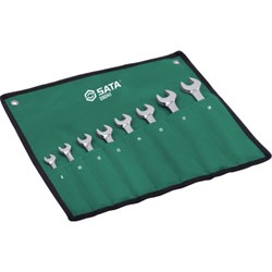 SATA コンビネーションラチェットレンチセット(8点) SATA社 手作業工具 レンチ スパナ プーラー コンビネーションラチェットレンチ 09041(代引不可)【送料無料】_1