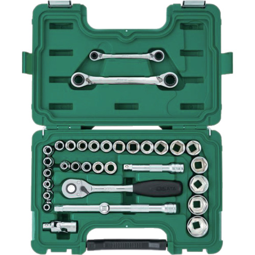 SATA 6角ソケットレンチセット 差込角12.7mm(33点) SATA社 手作業工具 ソケットレンチ ソケットレンチセット 09099(代引不可)【送料無料】