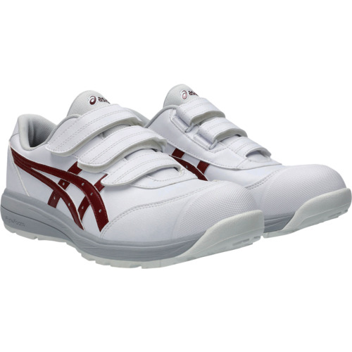 ASICS ウィンジョブ CP311 ホワイト×ビートジュース 23.0cm アシックスジャパン 保護具 安全靴 作業靴 プロテクティブスニーカー 1273A110.100-23.0(代引不可)【送料無料】
