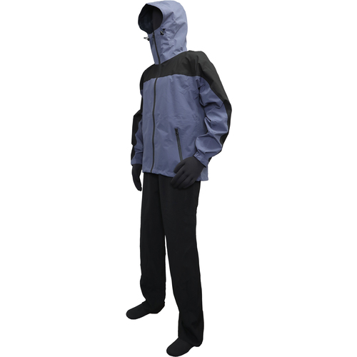 川西 ストレッチレインスーツ ネイビー LLサイズ 川西工業 保護具 作業服 雨具 3527NB-LL(代引不可)【送料無料】