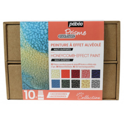 Pebeo ファンタジープリズム アトリエコレクション 45mlx10色+アクセサリー ペベオ・ジャポン 工事 照明用品 塗装 内装用品 塗料 758431(代引不可)【送料無料】