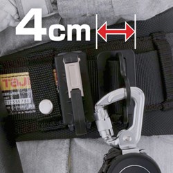 タジマ 兼用ランヤードKR150FA シングルL8 130kg用 TJMデザイン 保護具 墜落 落下防止用品 ハーネス用ランヤード A4KR150FA-L8(代引不可)【送料無料】_1