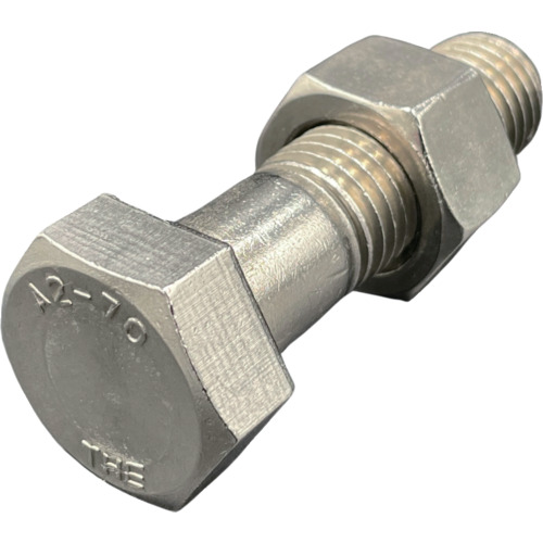 HIーLEAD 六角ボルト・ナット(本体規格/新JIS) A2-70 SUS304/ステンレス M20X65L ピッチ2.5 半ねじ スタイル1ナット プロスパー洸洋 金物 建築資材 ねじ 六角ボルト IS6HBNA270-M2065P25(代引不可)