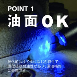 前田シェル UV硬化型漏洩補修材 リークブロック スターターキット 前田シェルサービス 化学製品 接着剤 補修剤 UV硬化型接着剤 LB-SK(代引不可)【送料無料】_6