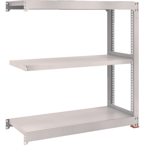 TRUSCO スチールラック M5型中量棚 1200X571XH2100 3段 連結 免震樹脂ベース付 ネオグレー ネオグレー トラスコ中山 物流 保管用品 物品棚 中量棚300kg M5-7463BSFC(代引不可)【送料無料】