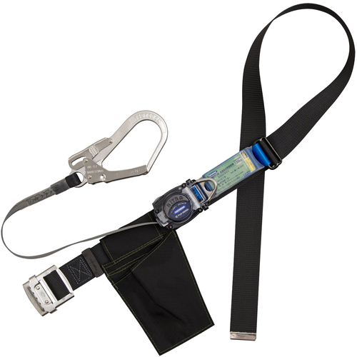 TSUYORON 胴ベルト型墜落制止用器具(巻取タイプ)ロック機構なし リトラ 黒 LLサイズ 幅50MM×長さ1600MM 130KG対応型 藤井電工 保護具 墜落 落下防止用品 TB-RN-590-BLK-LL(130KG)-JAN-BP(代引不可)【送料無料】