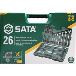 SATA 工具セット 差込角12.7mm(26点) SATA社 手作業工具 工具セット ツールキット ST09502SJ(代引不可)【送料無料】_1