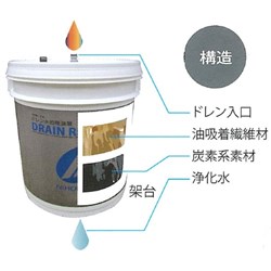日本精器 ドレン水処理装置 日本精器 空圧用品 コンプレッサー ドレン油水分離装置 TND-30(代引不可)【送料無料】