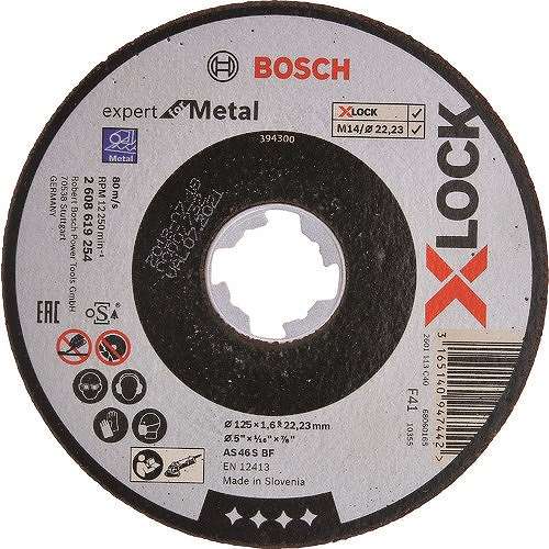 【25個セット】ボッシュ X-LOCK切断砥石125x1.6鉄EX 2608619254 電動・油圧・空圧工具 切断用品 切断砥石(代引不可)【送料無料】