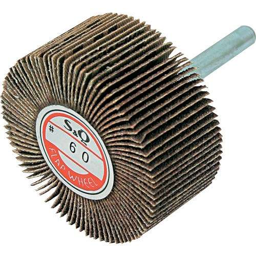 【10個セット】MURAKO 軸付フラップ(金具無し) 外径40幅25軸径6 60# KN402560 電動・油圧・空圧工具 研削研磨用品 フラップ軸付ホイール(代引不可)【送料無料】