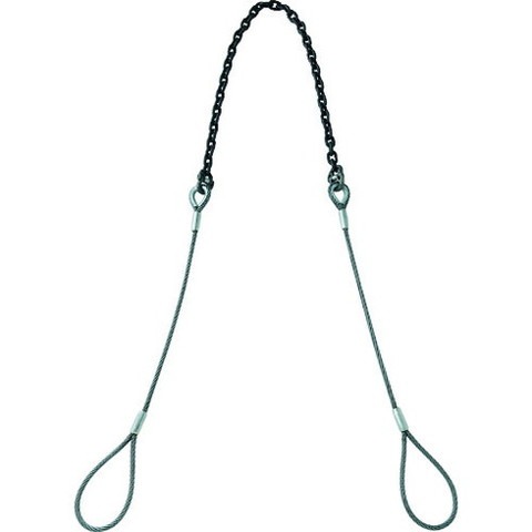 TRUSCO トラスコ 玉掛ワイヤチェーンスリング(コンビスリング) Φ16X1.5M CMチェーン12.7MM1.5M TWCS16S1.51.5(代引不可)【送料無料】