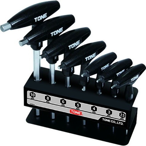 TONE グリップヘキサゴンレンチセット TGHW700(代引不可)【送料無料】