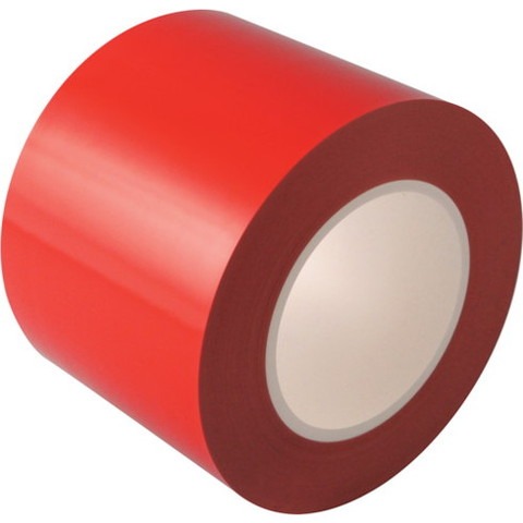 日東エルマテ ラインテープE-CR(BC) 0.16mm×100mm×50m 赤 ECR100R(代引不可)【送料無料】