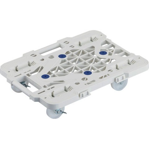 TRUSCO トラスコ 連結式ルートバン メッシュタイプ 515X385 ナイロン車輪 4輪自在 ストッパー付 白 MPK500NJSW(代引不可)