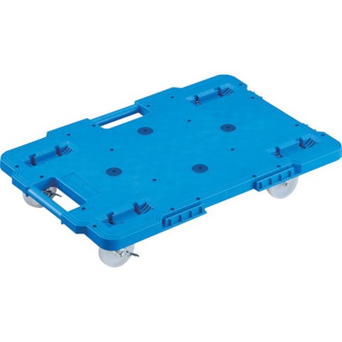 TRUSCO トラスコ 連結式ルートバン 615X415 ナイロン車輪 4輪自在 ストッパー付 青 MPB600NJSB(代引不可)【送料無料】 5,570円