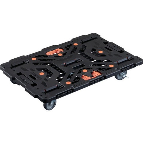 TRUSCO トラスコ 連結式樹脂製平台車 ビートル 900X600 自在5輪 内2輪ストッパー付 トメタロウ付 BT900J5S2E100T(代引不可)【送料無料】