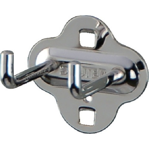 SHUTER パンチングパネル用L字フックダブル 50mm(10個入リ) HK2105(代引不可)【送料無料】