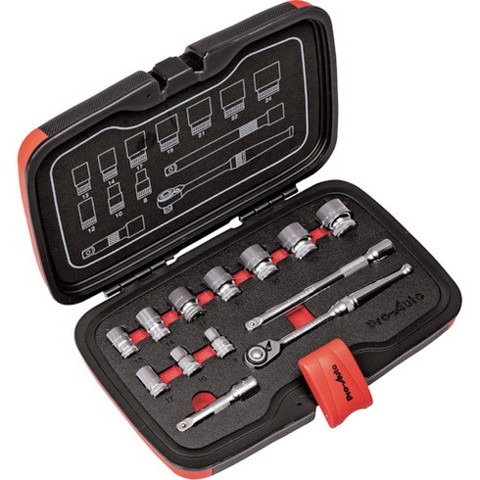 Pro-Auto 3/8DR.13PCソケットレンチセット PA3013(代引不可)【送料無料】
