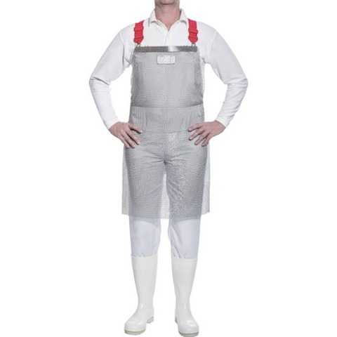 EUROFLEX 突キ刺シ防止・耐切創ステンレスクサリエプロン 75X50cm EFL7550(代引不可)【送料無料】