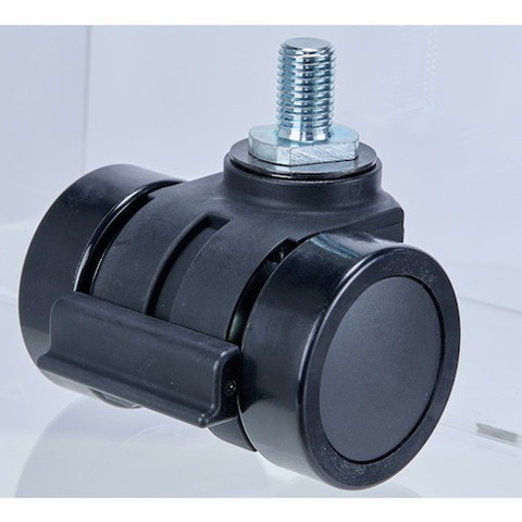TRUSCO トラスコ ネジ込ミ式重荷重用低床型 双輪キャスターダブルベアリング ナイロン車66mm THCN66BM20XP2.5(代引不可)【送料無料】の通販は