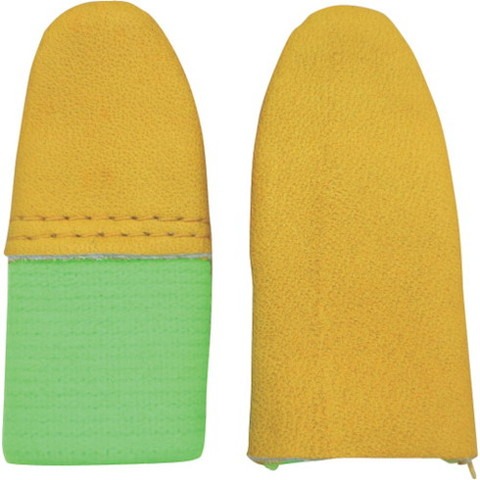 ウインセス 牛革指サック 女性 親指用 グリーン 4017W1GR(代引不可)【送料無料】