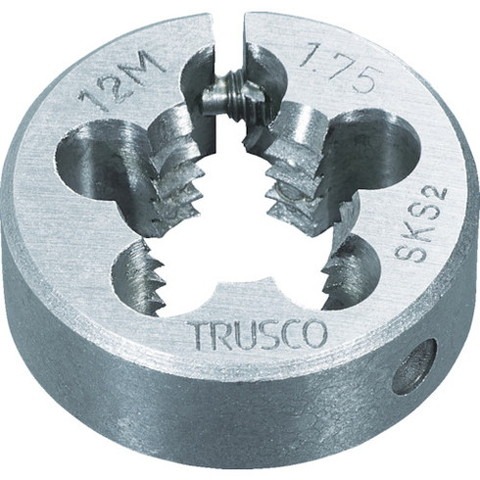 TRUSCO トラスコ 丸ダイス 並目 75径 M39X4.0(SKS) T75D39X4.0(代引不可)【送料無料】