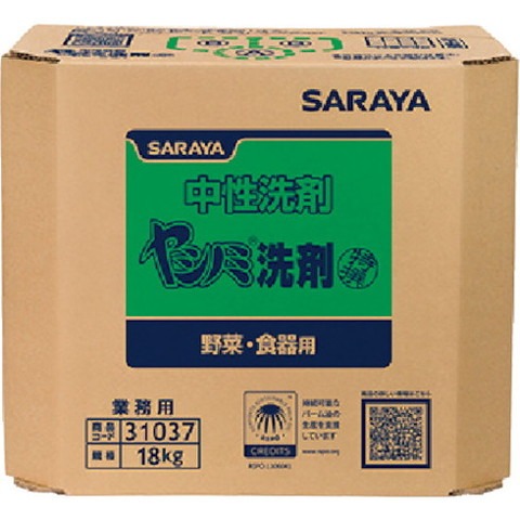 サラヤ 特撰ヤシノミ洗剤18kg八角BIB 31037(代引不可)【送料無料】
