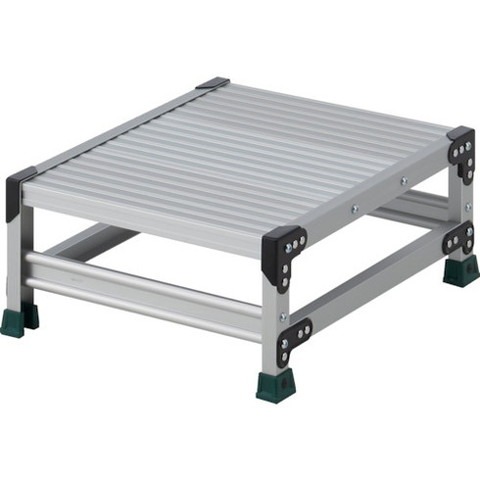 TRUSCO トラスコ 作業用踏台 1段 高サ0.25m 天板500×600 TSF15625 組立品 組立設置不可(代引不可)【送料無料】の通販は 17,557円