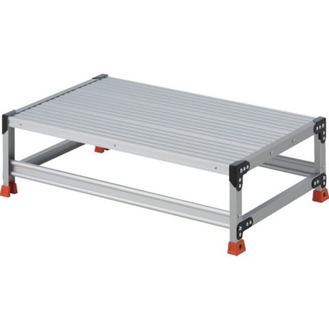 TRUSCO トラスコ 作業用踏台 1段 高サ0.3m 天板1000×600 TSF11063 組立品 組立設置不可(代引不可)【送料無料】