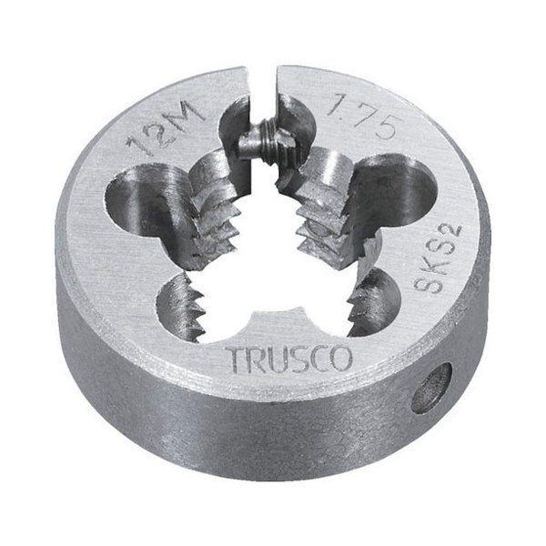 TRUSCO トラスコ 丸ダイス 並目 75径 M42X4.5(SKS) T75D42X4.5(代引不可)【送料無料】