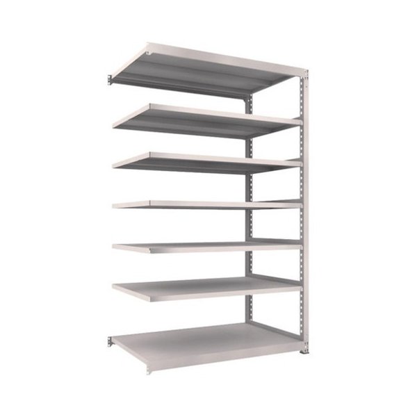 TRUSCO トラスコ M5型中量棚 1500X921XH2400 7段 連結 ネオグレー M58597B 組立品 組立設置不可(代引不可)【送料無料】