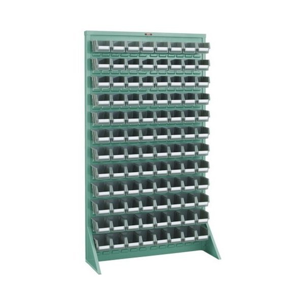 TRUSCO トラスコ パネルコンテナラック 床置型 コンテナ小X96 緑 T16128N(代引不可)【送料無料】 59,103円