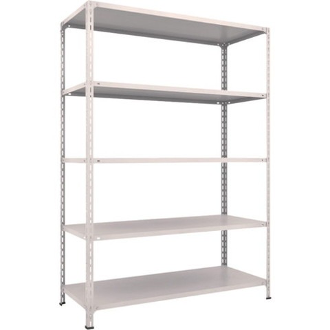 TRUSCO トラスコ 軽量棚開放型 W1500XD600XH2100 5段 ネオグレー 75W15 組立品 組立設置不可(代引不可)【送料無料】の通販は