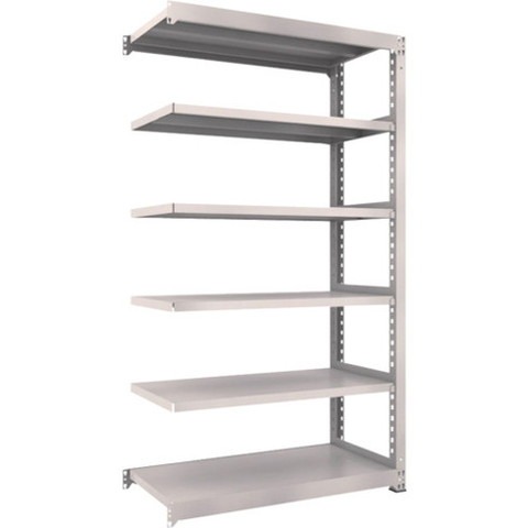 TRUSCO トラスコ M3型中量棚 1200X571XH2100 6段 連結 ネオグレー M37466B 組立品 組立設置不可(代引不可)【送料無料】