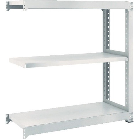 M3型中量棚 1200X571XH1800 3段 単体 ネオグレー トラスコ中山 M3-6463 NG (62-2531-29) TRUSCO M3型中量棚 1200X571XH1800 3段 単体 免震樹脂ベース付