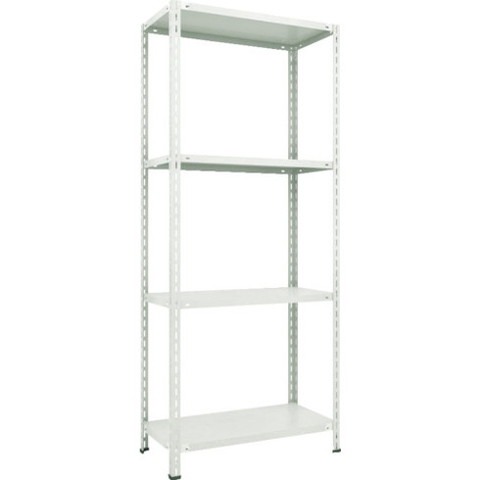 TRUSCO トラスコ 軽量棚 中棚ボルトレス型1800X300X2100 4段 ネオグレー L76V14(代引不可)【送料無料】