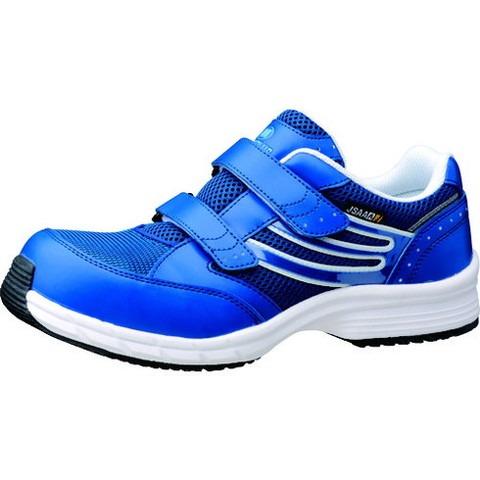 ミドリ安全 耐滑・先芯入リスニーカー SLS-705静電ブルー 24.5cm SLS705SBL24.5(代引不可)【送料無料】