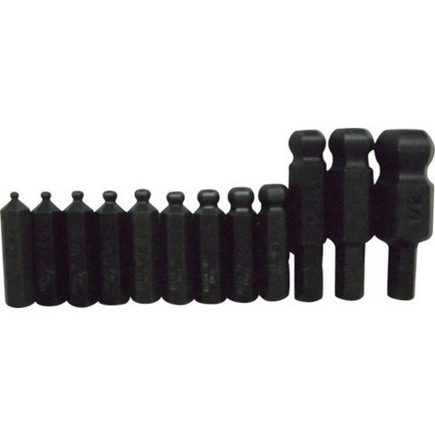 ボンダス ボールポイント・ビット セット9本組(2-12mm) BIX9M(代引不可)【送料無料】